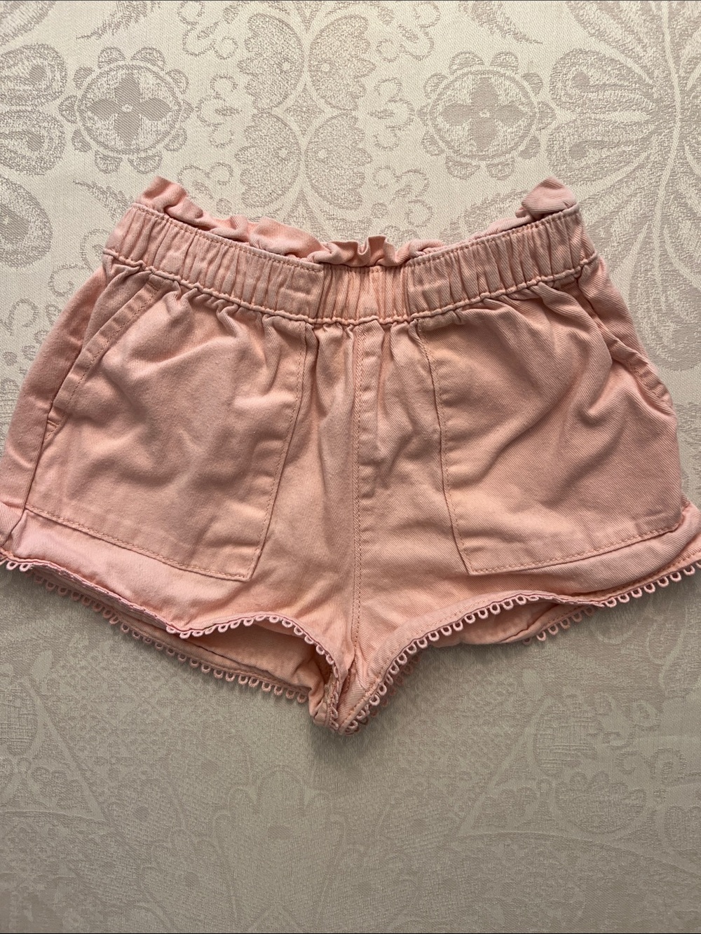 Crewcuts Pink Ruffle Waist Girls' Shorts